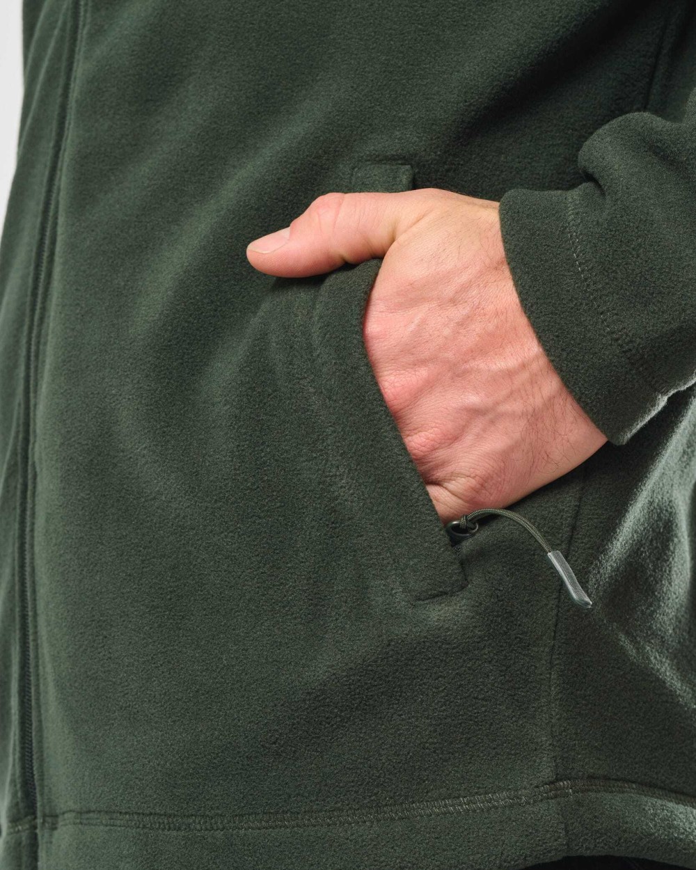 Laines polaires personnalisable WK. DESIGNED TO WORK Veste micropolaire zippée homme