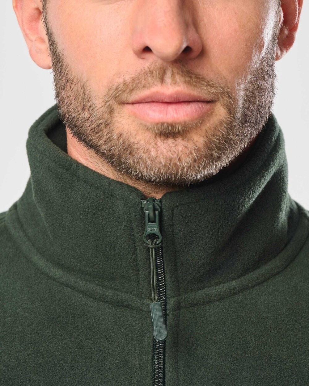 Laines polaires personnalisable WK. DESIGNED TO WORK Veste micropolaire zippée homme