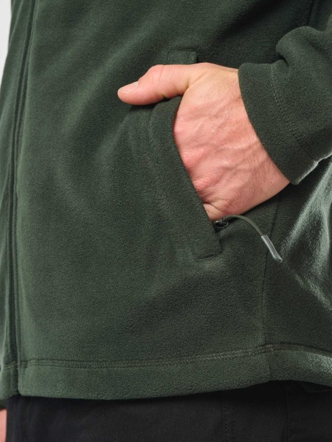 Laines polaires à personnaliser WK. DESIGNED TO WORK Veste micropolaire zippée homme 