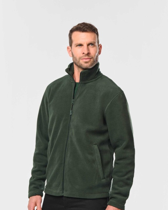 Laines polaires personnalisable WK. DESIGNED TO WORK Veste micropolaire zippée homme
