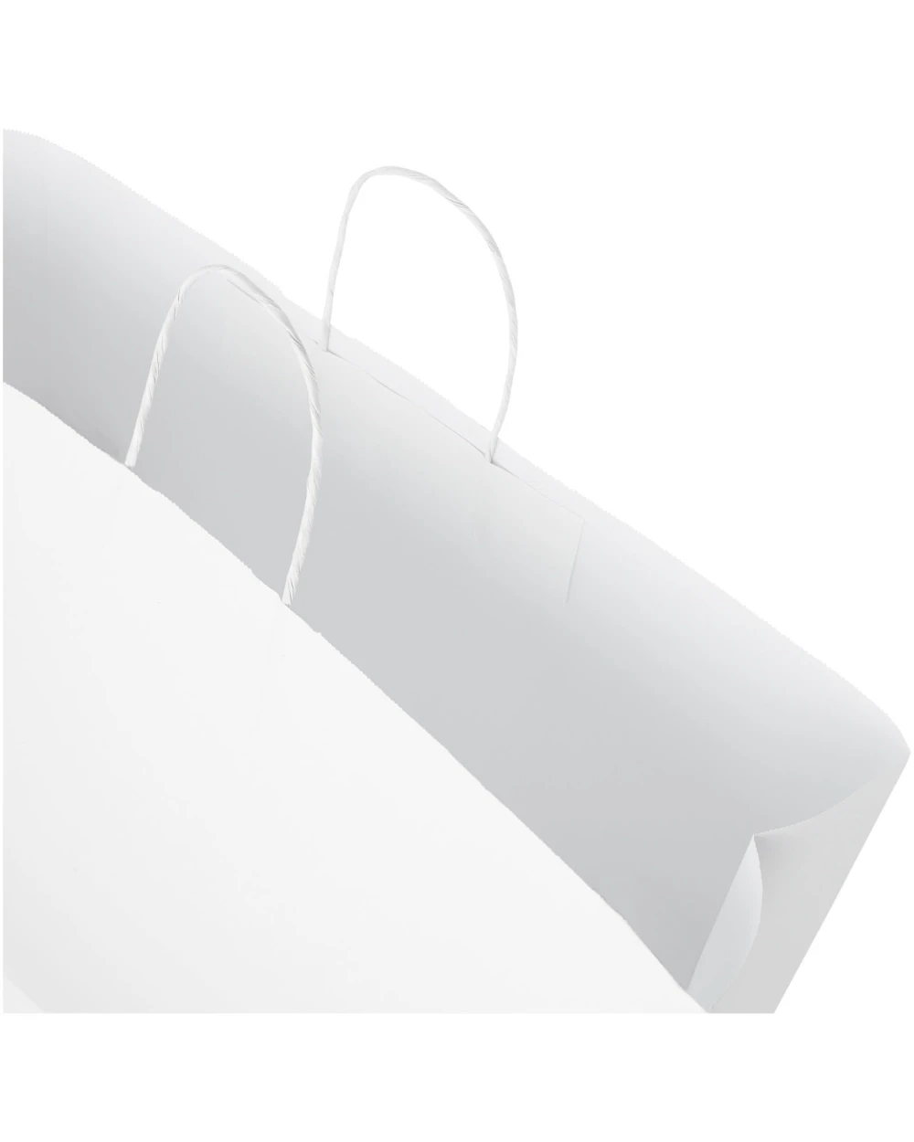 4DO Kraftpapiertasche 90-100 g/m² mit gedrehten Griffen – 49,5 × 14 × 44 cm Taschen personalisierbar