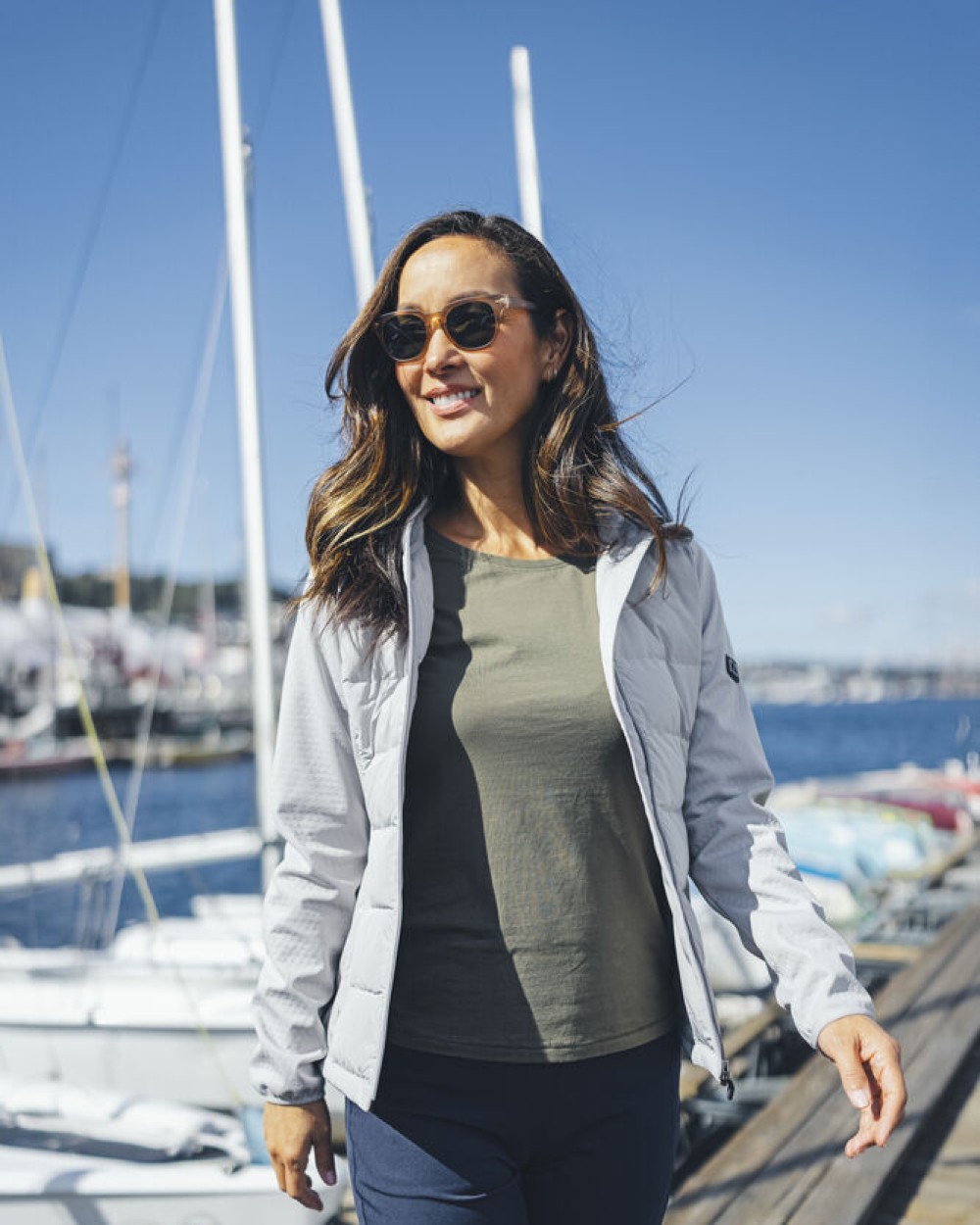 T-Shirts personnalisable CUTTER & BUCK Manzanita Roundneck ladies