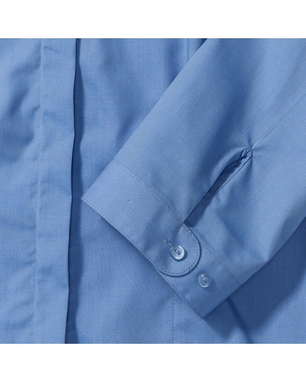 RUSSELL 3/4 sleeve Poplin Shirt Hemden personalisierbar