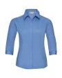 RUSSELL 3/4 sleeve Poplin Shirt Hemden personalisierbar