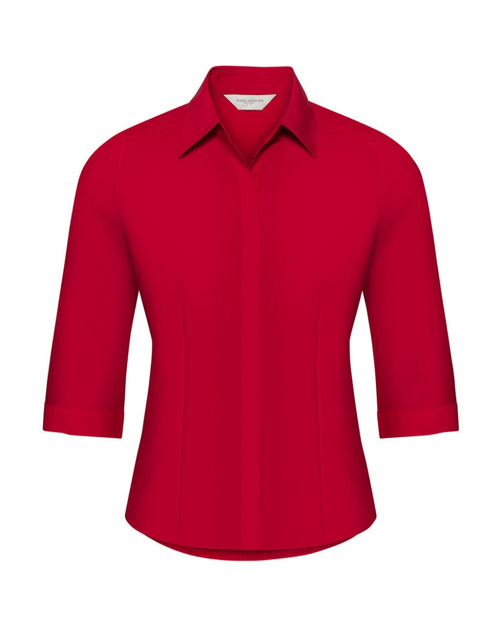 Chemises personnalisable RUSSELL 3/4 sleeve Poplin Shirt