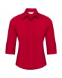 Chemises personnalisable RUSSELL 3/4 sleeve Poplin Shirt
