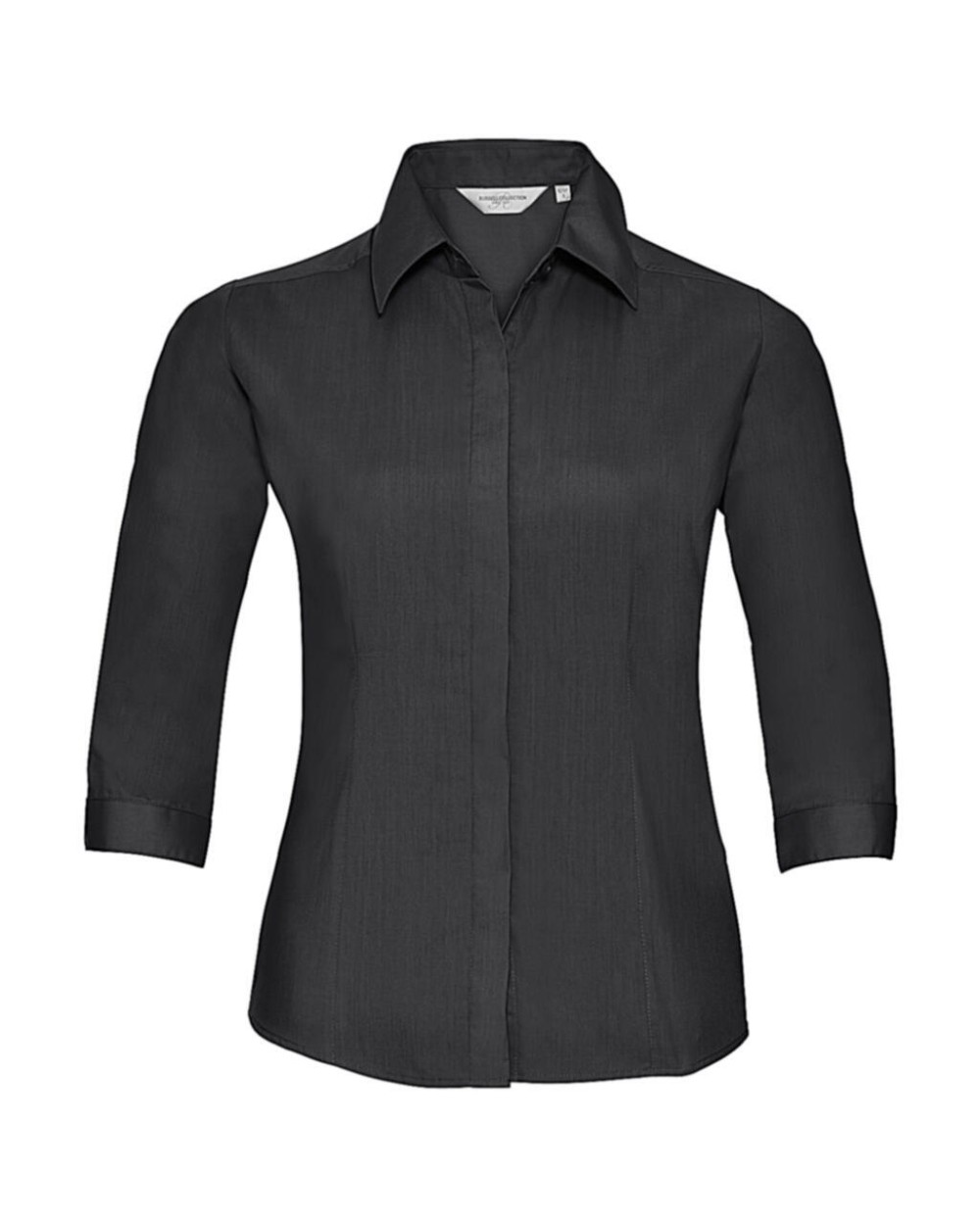 RUSSELL 3/4 sleeve Poplin Shirt Hemden personalisierbar