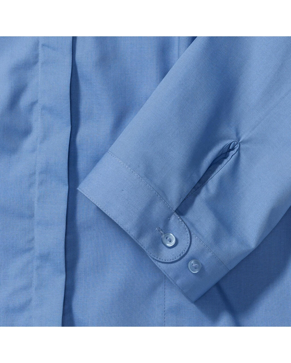 Chemises personnalisable RUSSELL 3/4 sleeve Poplin Shirt