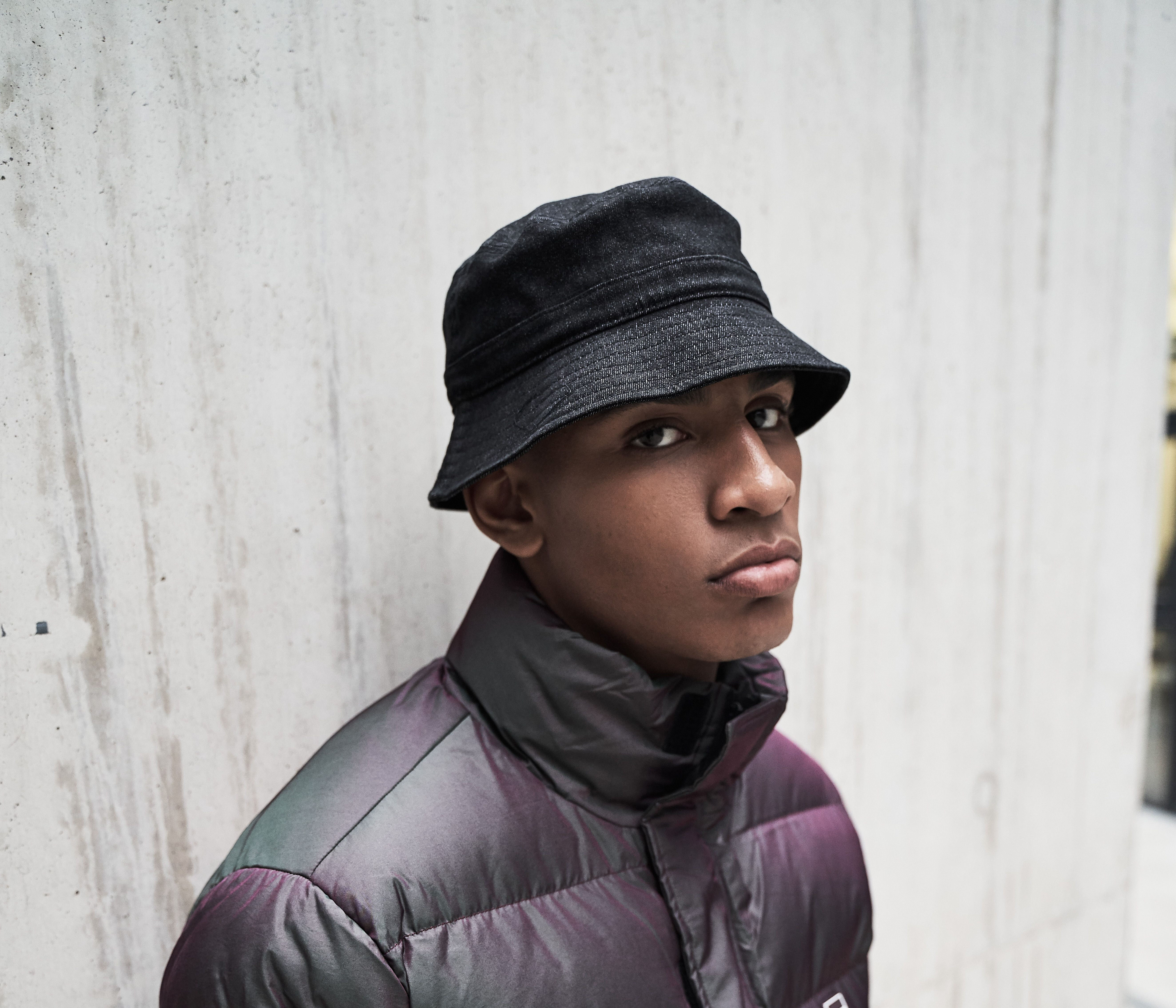 Bobs personnalisable FLEXFIT DENIM BUCKET HAT