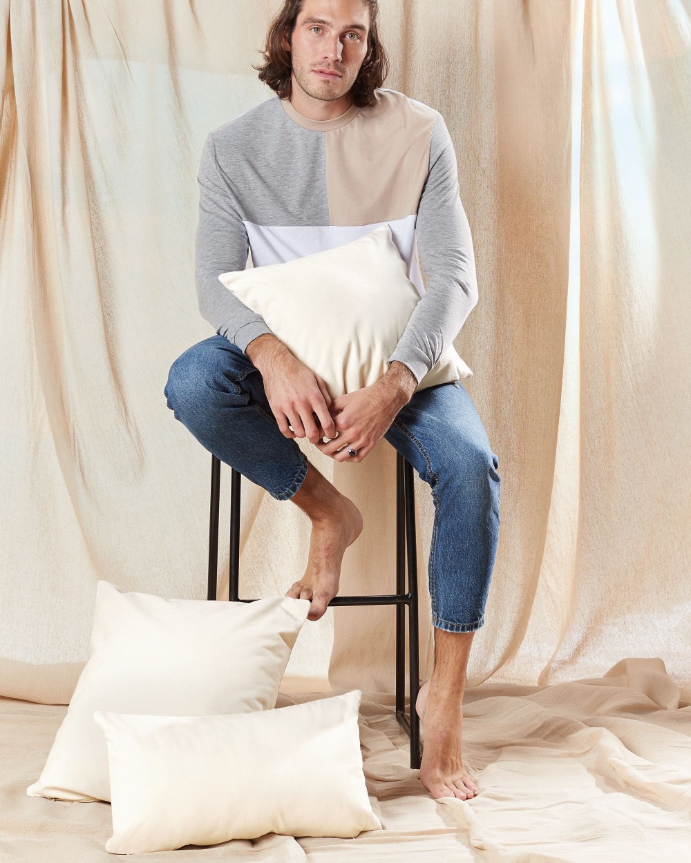 Tassen & Zakken WESTFORDMILL FAIRTRADE COTTON CANVAS CUSHION COVER voor bedrukking &amp; borduring