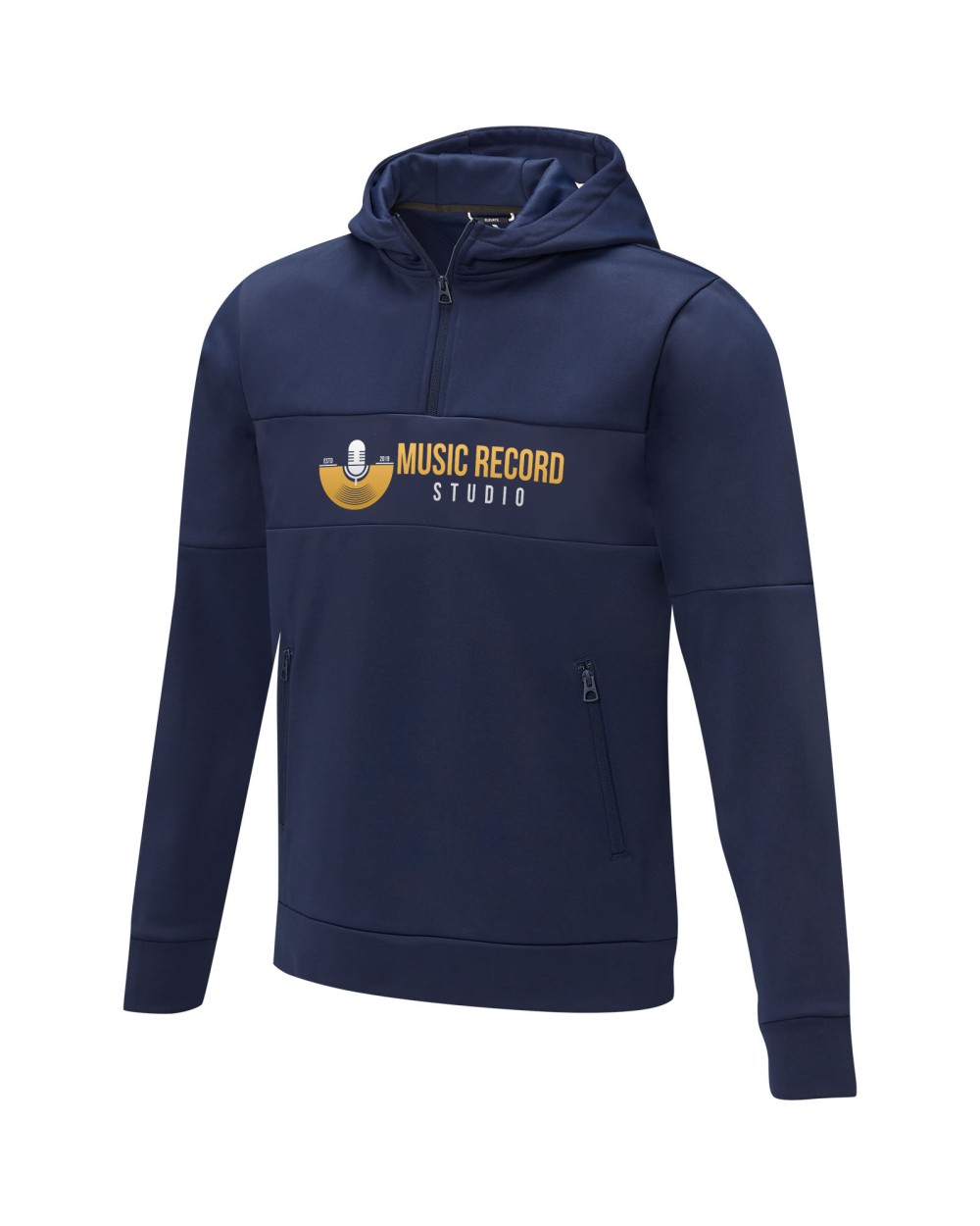 Sweat-shirts personnalisable ELEVATE Sweat à capuche anorak à demi zip Sayan pour homme