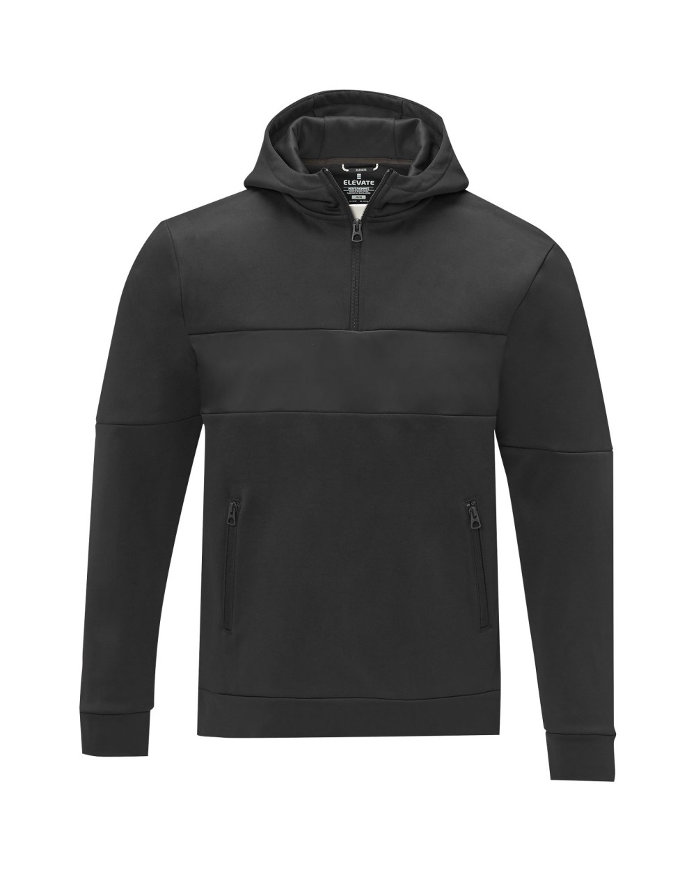 ELEVATE Sayan Kapuzenpullover mit halbem Reißverschluss für Herren Sweatshirts personalisierbar