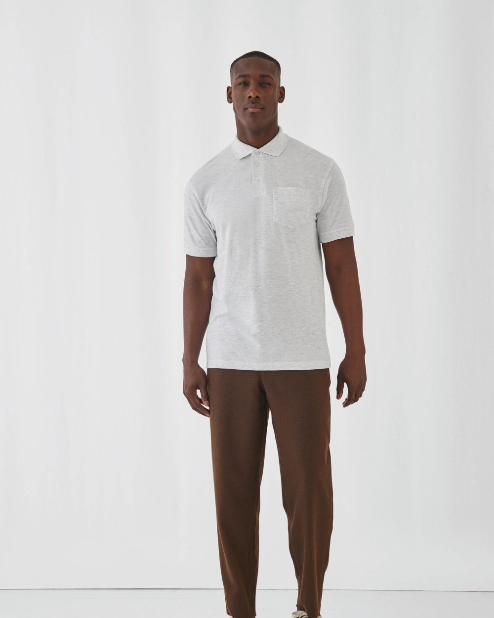 B&C SAFRAN POCKET Poloshirts personalisierbar