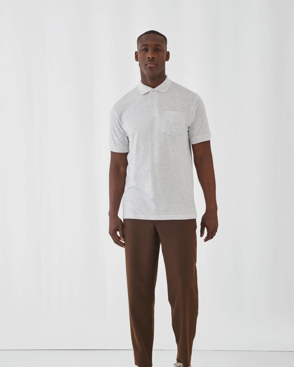B&C SAFRAN POCKET Poloshirts personalisierbar