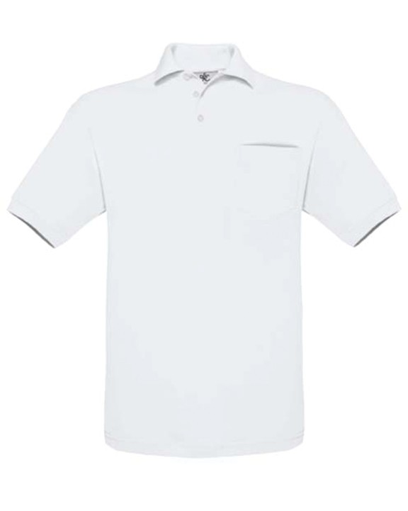 Polos personnalisable B&C SAFRAN POCKET