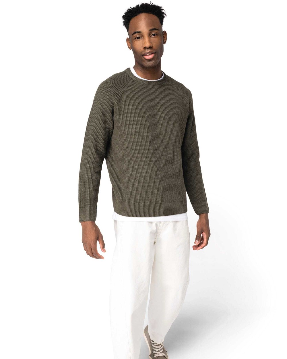 NATIVE SPIRIT Umweltfreundlicher Herrenpullover in Grobstrick Pullovers personalisierbar