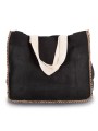 KIMOOD Sac en jute avec coutures contrastées /api/colors/370c0efc-c3c6-4a03-a9d6-97a12577f812 personnalisable