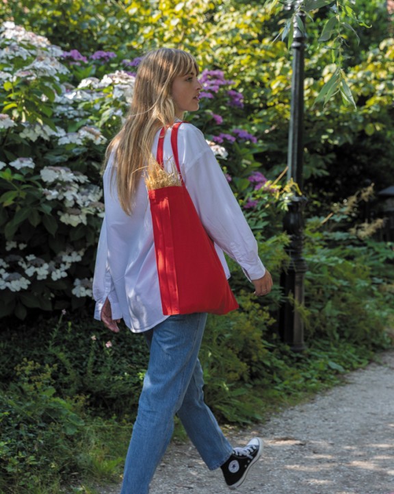 4DO Impact AWARE™ recycelte Baumwolltasche 145gr mit Boden Taschen personalisierbar