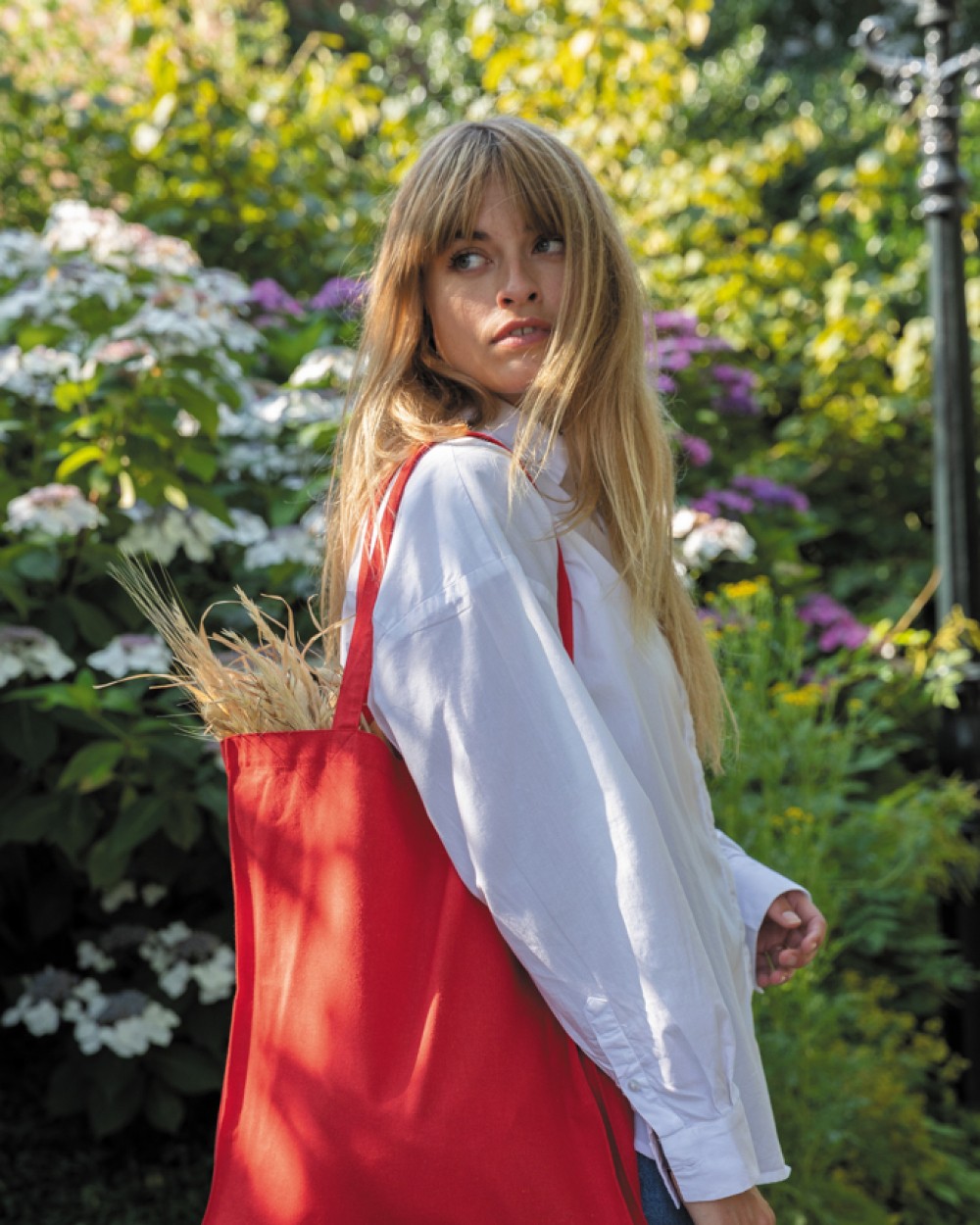 Sacs & Bagagerie personnalisable 4DO Sac tote en coton recyclé avec soufflet Impact AWARE™