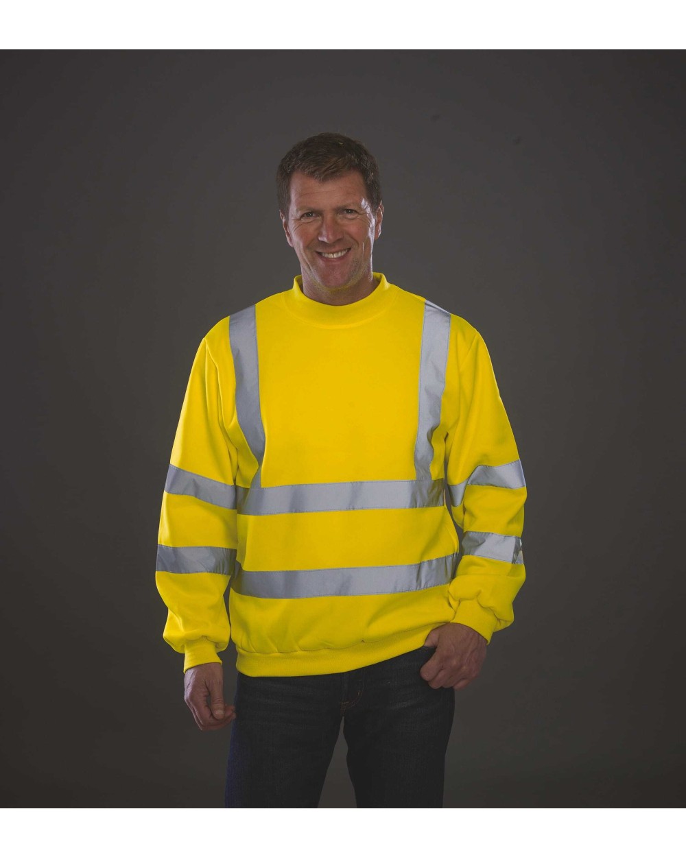 YOKO Hi-Vis Sweatshirt Sweatshirts personalisierbar