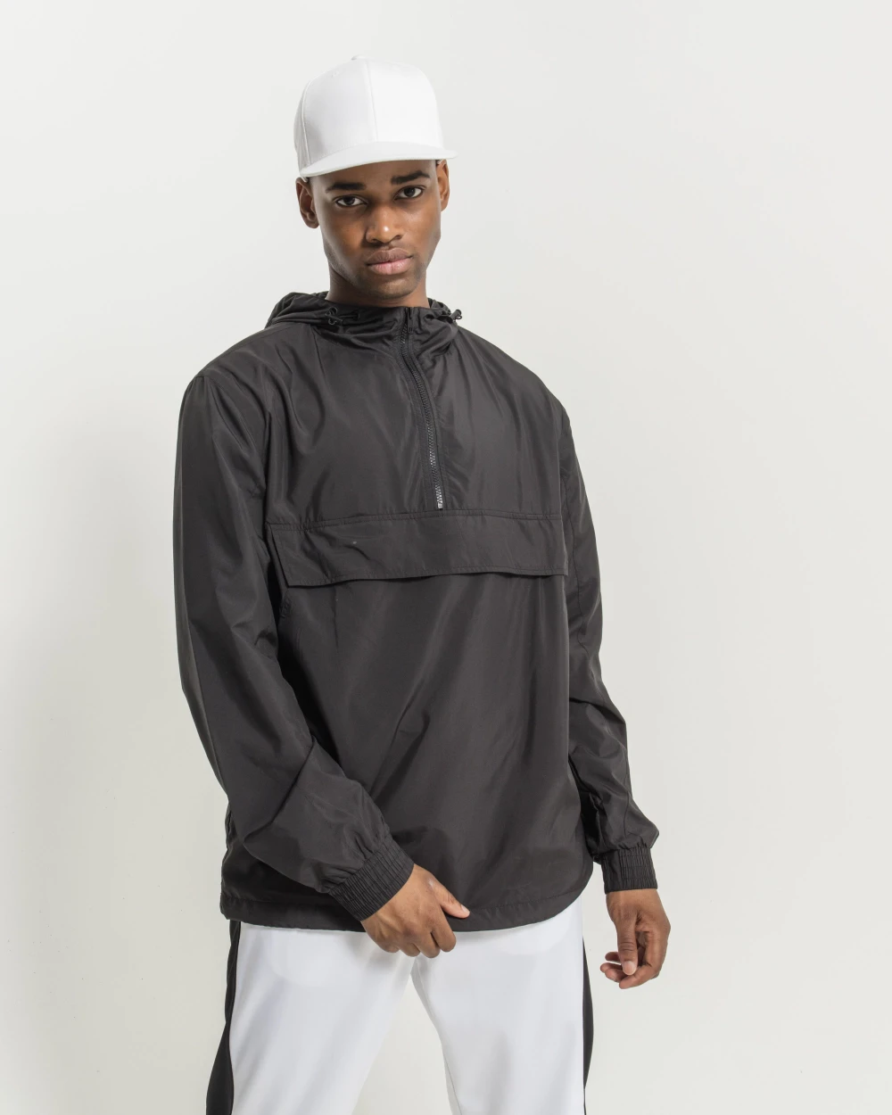 BUILD YOUR BRAND BASIC PULL OVER JACKET Jacken personalisierbar