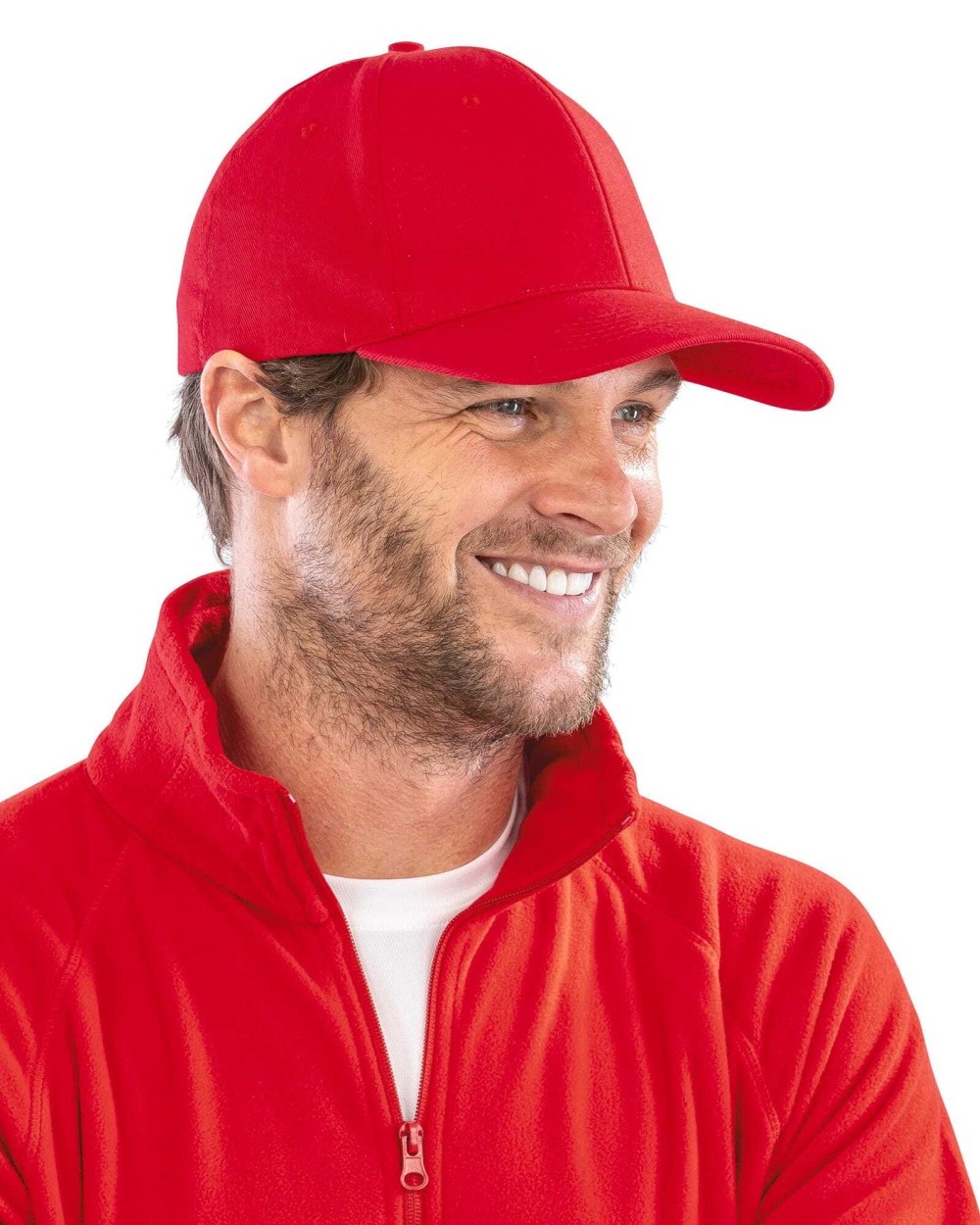 Petjes RESULT Memphis Brushed Cotton Low Profile Cap voor bedrukking &amp; borduring