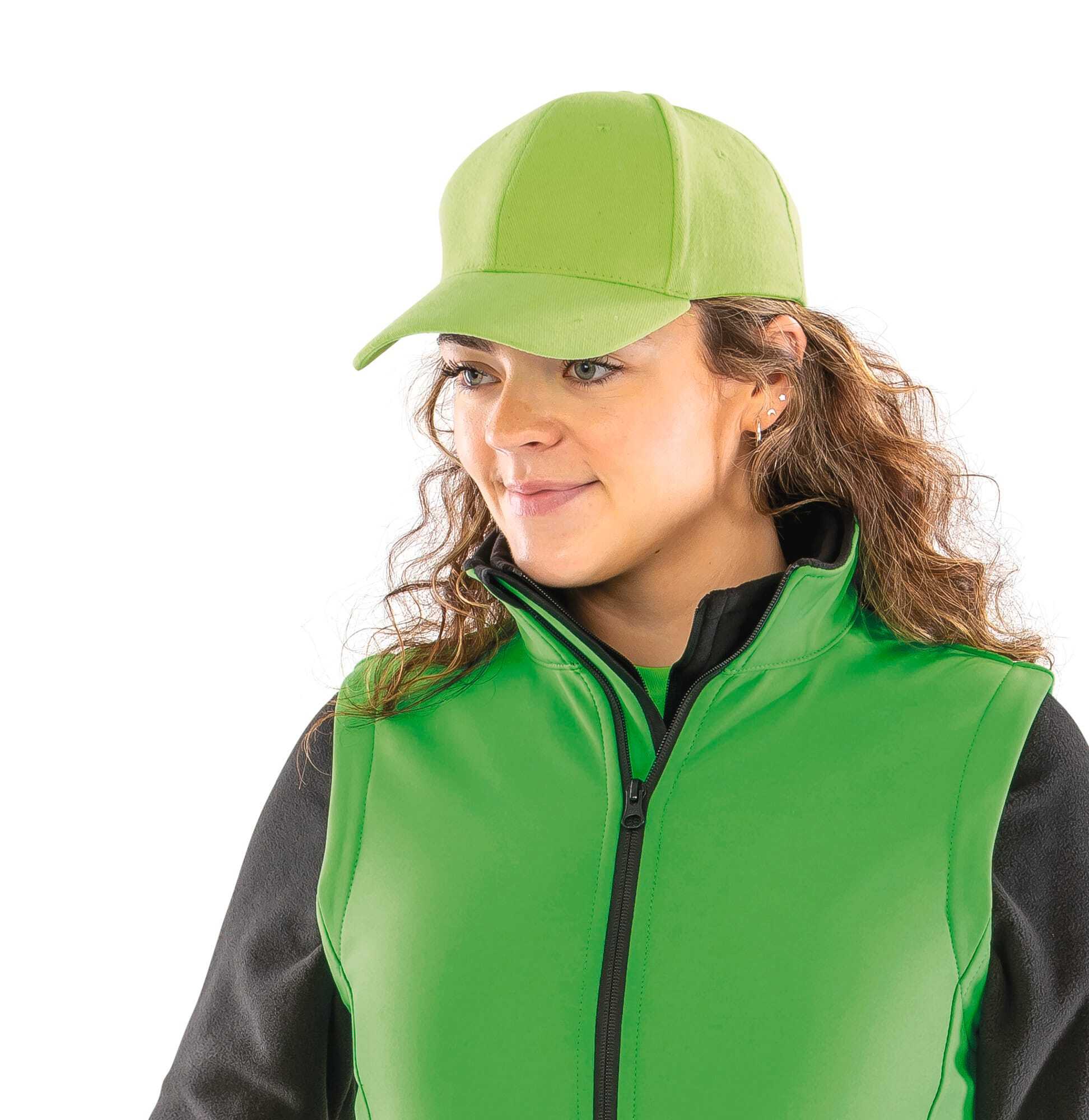 Petjes RESULT Memphis Brushed Cotton Low Profile Cap voor bedrukking &amp; borduring