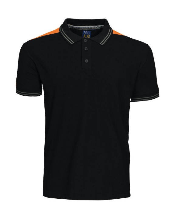 Polos personnalisable PROJOB 2018 POLO BANDES FLUO