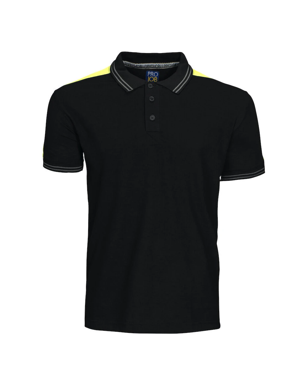 Polos personnalisable PROJOB 2018 POLO BANDES FLUO
