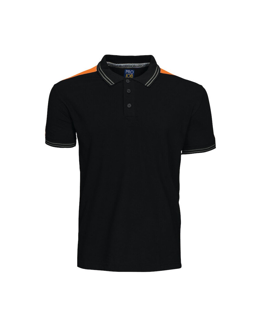 Polo's PROJOB 2018 POLO MET FLUO INZETSTUKKEN voor bedrukking &amp; borduring
