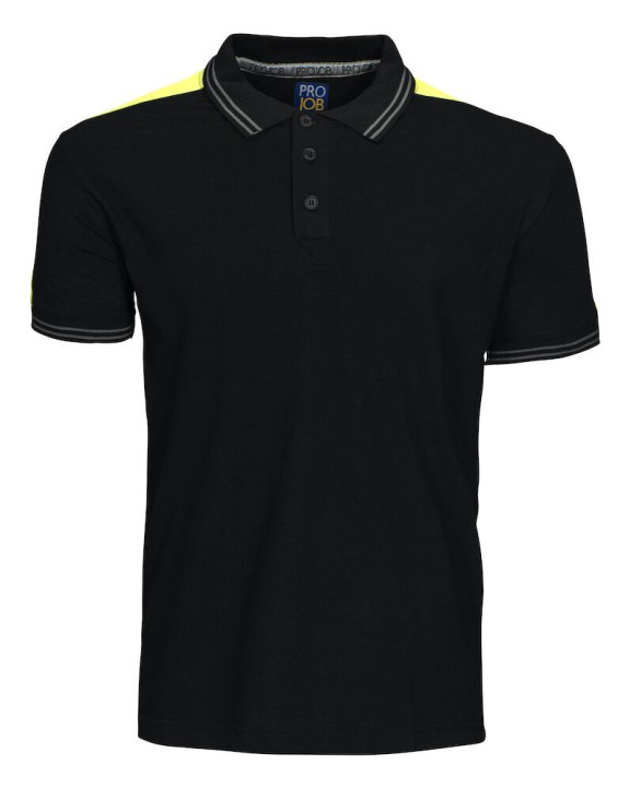 Polos personnalisable PROJOB 2018 POLO BANDES FLUO
