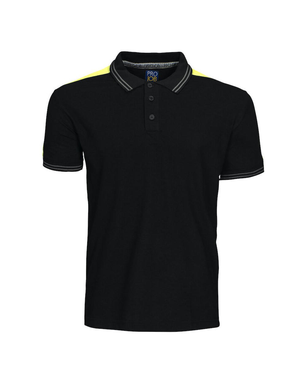 Polo's PROJOB 2018 POLO MET FLUO INZETSTUKKEN voor bedrukking &amp; borduring