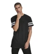 T-shirts BUILD YOUR BRAND Stripe Jersey Tee voor bedrukking &amp; borduring