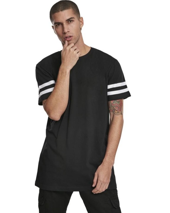 T-Shirts personnalisable BUILD YOUR BRAND Stripe Jersey Tee