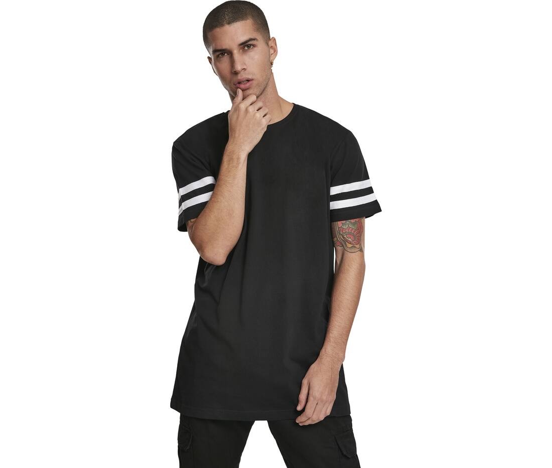 T-Shirts personnalisable BUILD YOUR BRAND Stripe Jersey Tee