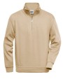 Sweat-shirts personnalisable JAMES & NICHOLSON Workwear Half Zip Sweat