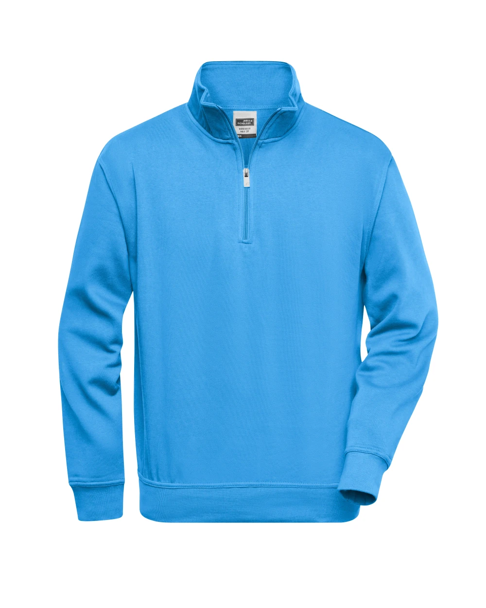 Sweat-shirts personnalisable JAMES & NICHOLSON Workwear Half Zip Sweat