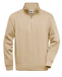 Sweat-shirts personnalisable JAMES & NICHOLSON Workwear Half Zip Sweat