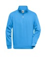 Sweat-shirts personnalisable JAMES & NICHOLSON Workwear Half Zip Sweat
