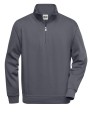 Sweat-shirts personnalisable JAMES & NICHOLSON Workwear Half Zip Sweat
