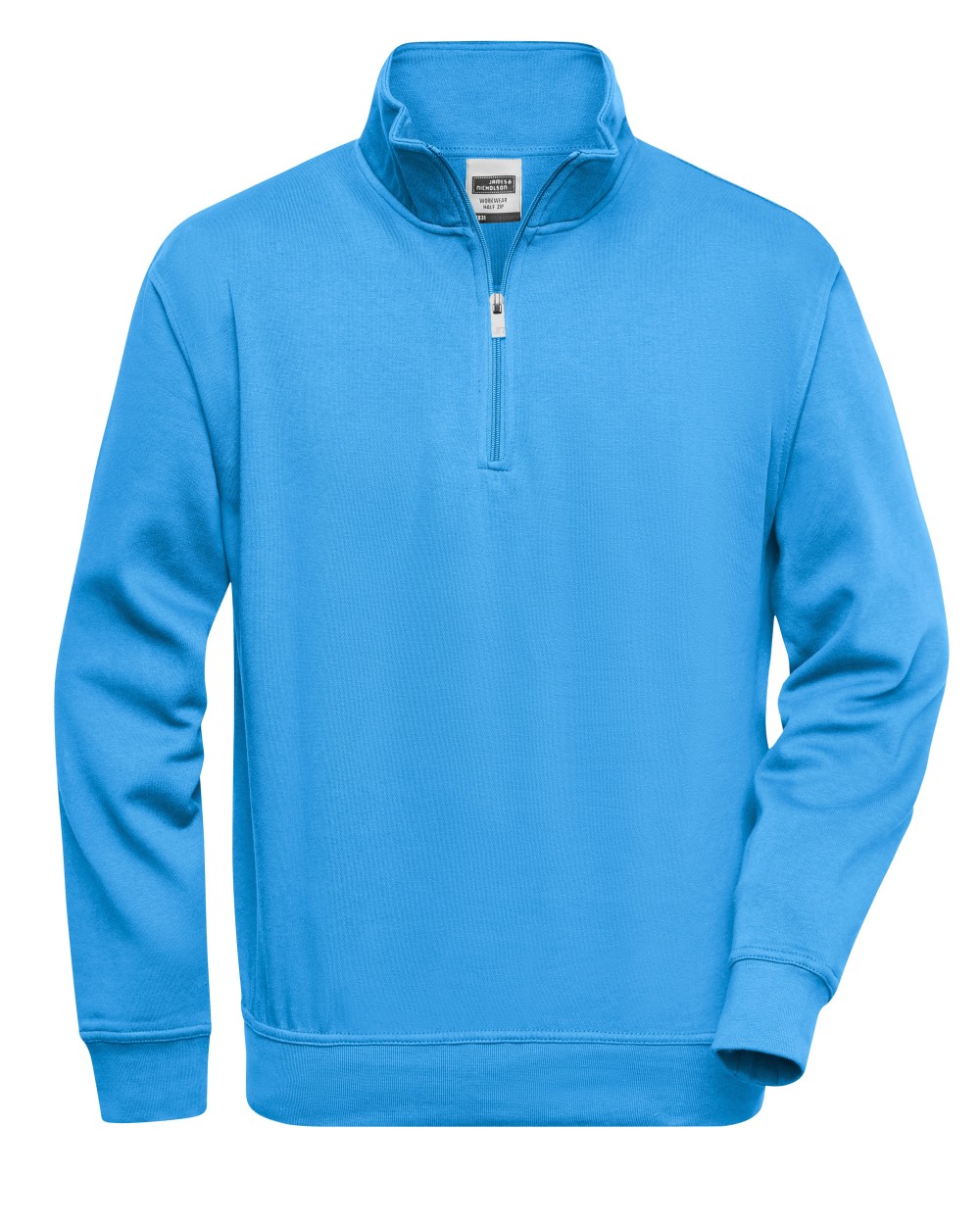 Sweat-shirts personnalisable JAMES & NICHOLSON Workwear Half Zip Sweat
