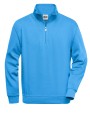 Sweat-shirts personnalisable JAMES & NICHOLSON Workwear Half Zip Sweat