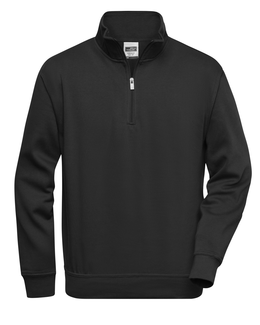 JAMES & NICHOLSON Workwear Half Zip Sweat Sweatshirts personalisierbar
