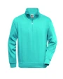 Sweat-shirts personnalisable JAMES & NICHOLSON Workwear Half Zip Sweat