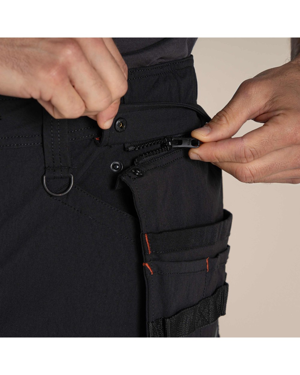 CRAGHOPPERS EXPERT Sheffield stretch holster workwear trousers Hosen personalisierbar