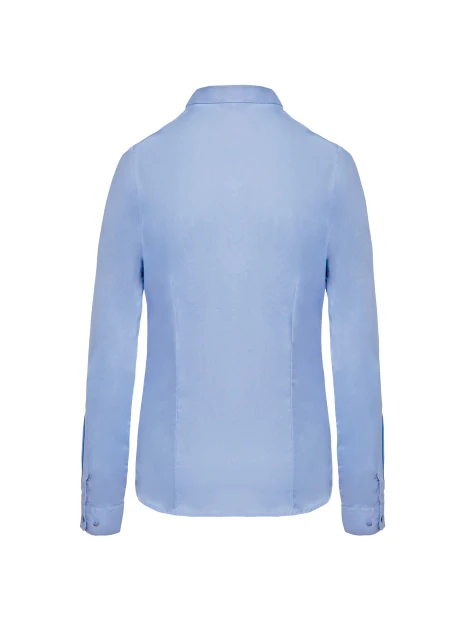 KARIBAN Chemise popeline manches longues femme /api/colors/7cd11260-06e9-4679-96ce-f0c0cca5092d personnalisable