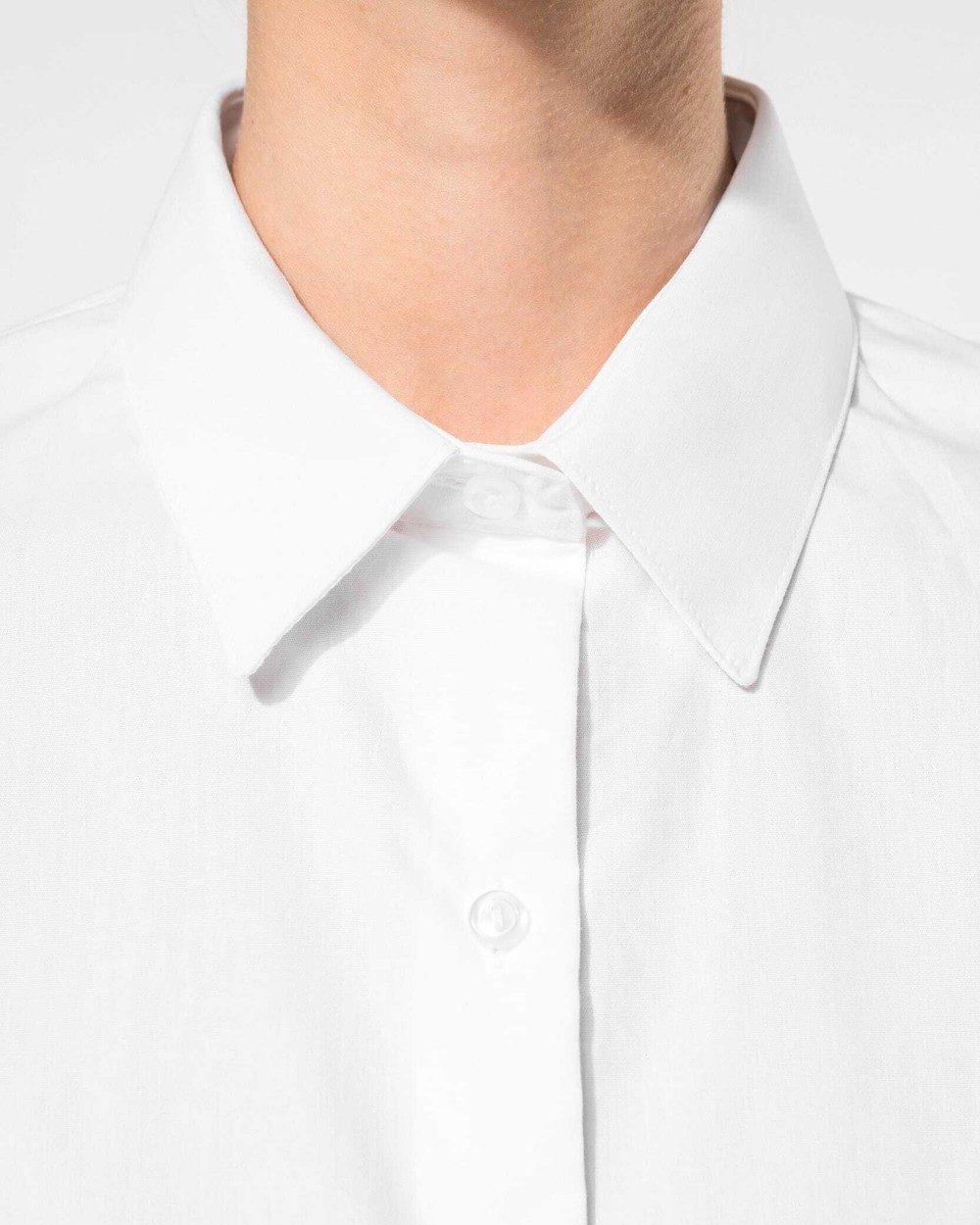 Hemden KARIBAN Damesblouse in popeline met lange mouwen voor bedrukking &amp; borduring