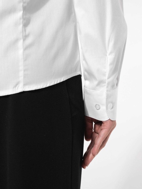 Chemises à personnaliser KARIBAN Chemise popeline manches longues femme 