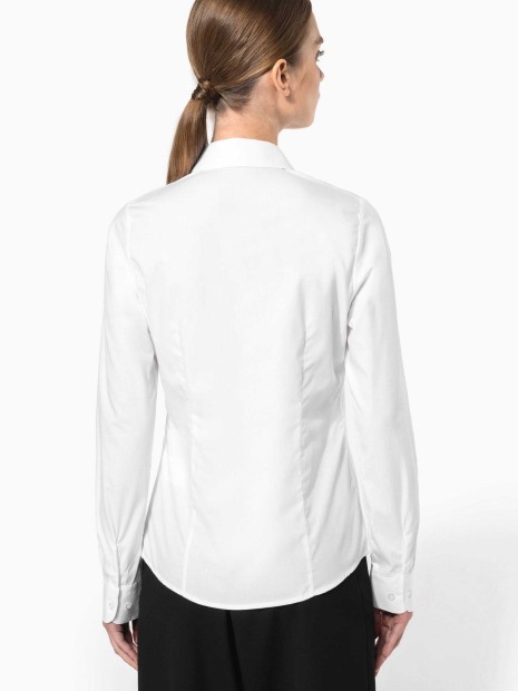 Chemises à personnaliser KARIBAN Chemise popeline manches longues femme 