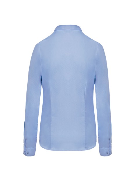 KARIBAN Chemise popeline manches longues femme /api/colors/7cd11260-06e9-4679-96ce-f0c0cca5092d personnalisable